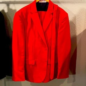 Bright Red Suit